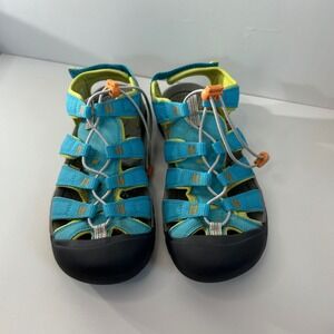 Keen Gorpcore Newport H2 Sandals Size 5 Big Kids Blue Washable Water Shoes